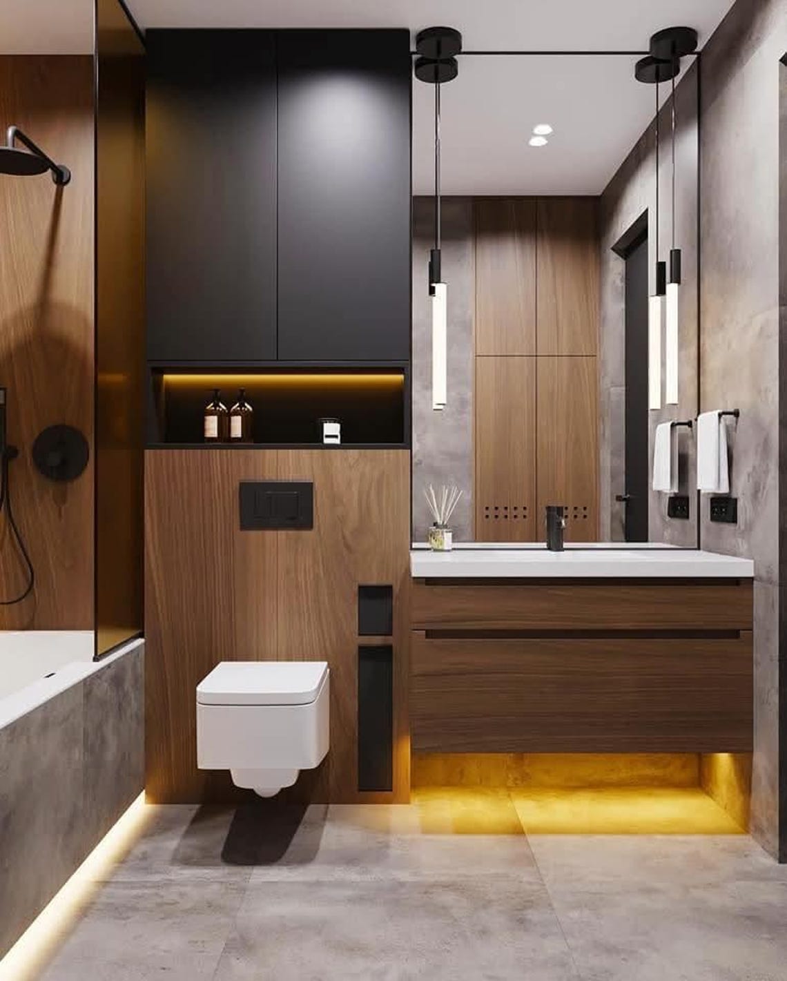 Custom Bathroom 3D Interior Design: Online Rendering Service - Etsy
