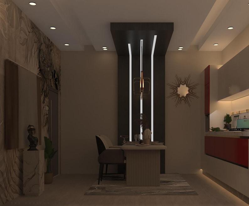 Custom Kitchen Interior Design: 3D Rendering & Decor Planning (digital ...