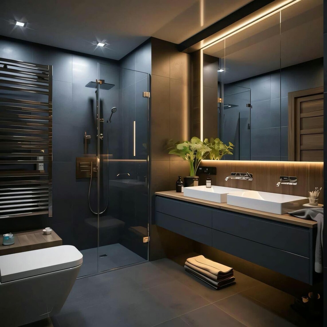 Custom Bathroom 3D Interior Design: Online Rendering Service - Etsy