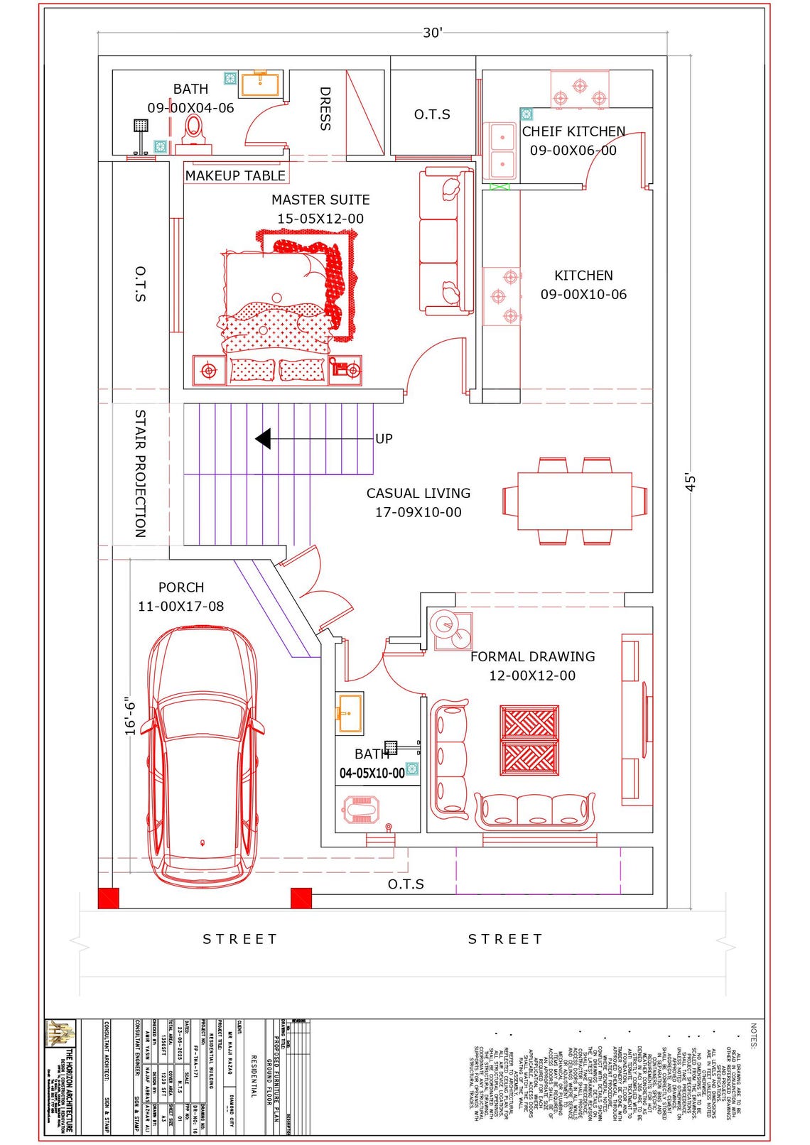 Spanish Style House Exterior Design: 2D Plans for 30x45 Plot - Etsy