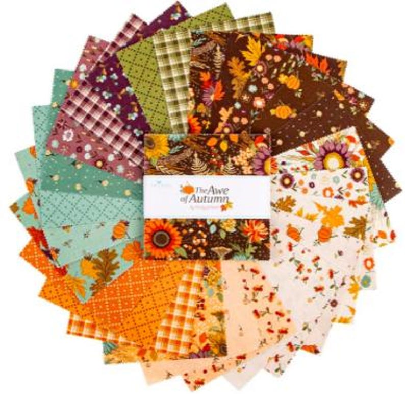 10-inch Stacker the Awe of Autumn by Sandy Gervais for Riley Blake ...