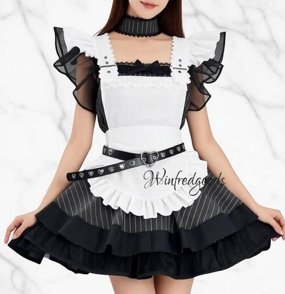 maid dress black Anime Cosplay Costume Vintage French Dress Size:M: 50 x 40cm Pls sent us your toddler birthday shirt Plus Size Evening Dresses