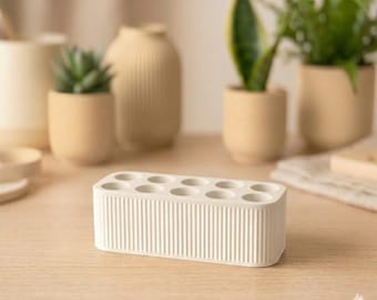 15 mm Parfümtester Organizer - 10 Slot Halter für große Fläschchen - Minimalist Display