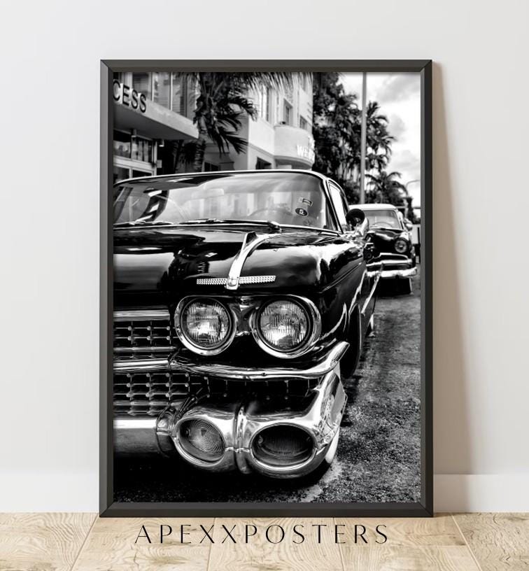 Cadillac wall art - Etsy 日本