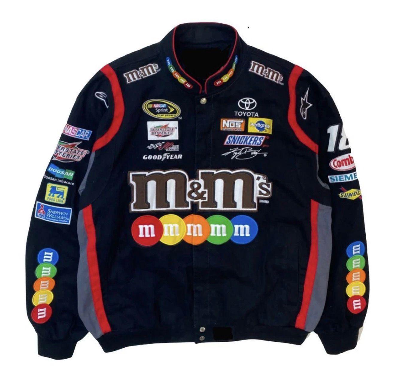NASCARナスカー m&m's エムアンドエムズ レーシングジャケット