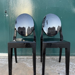 【Kartell】Chair / Miss Global/ Starck Miss Global chair by Philippe Starck (black), Kartell | Deesup