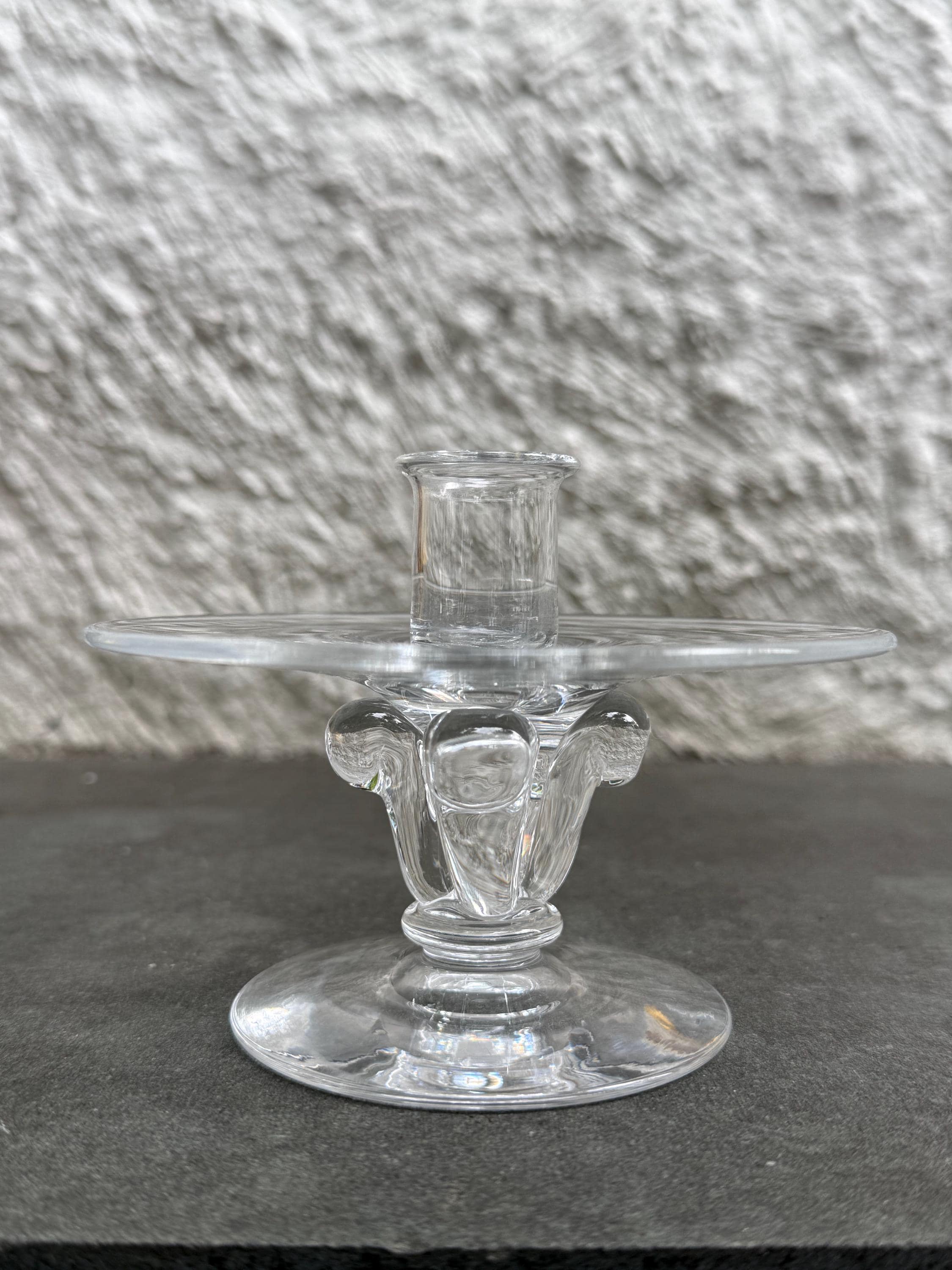 Steuben Glass Candlestick - Etsy