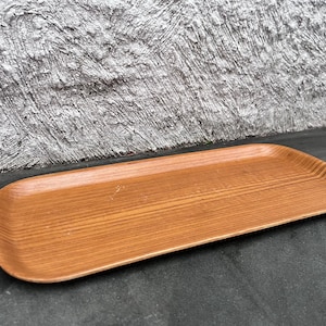 Tablett Bugholz Teak Schweden Skandinavisch dänisch Mid Century Modern
