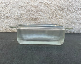 Lella & Massimo Vignelli Glass Loaf Pan for Heller