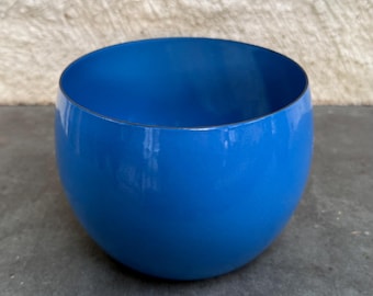 Vintage Dansk Diseño Azul Esmalte Bowl Jens Quistgaard Francia IHQ