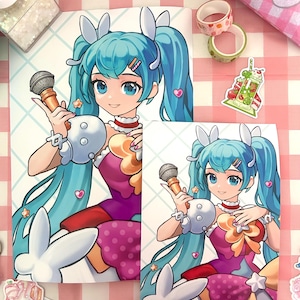 Miku Art Print