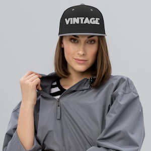 Vintage Snapback Hat