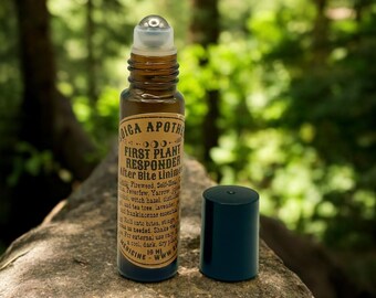 Herbal After-Bite Roll-On: Botanical Skin Balm, Travel Size