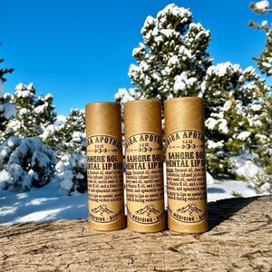 Calendula Castor Oil Lip Balm: Natural Herbal Lip Care in Eco Tube image 2