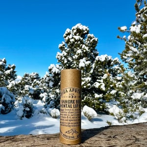 Calendula Castor Oil Lip Balm: Natural Herbal Lip Care in Eco Tube image 1