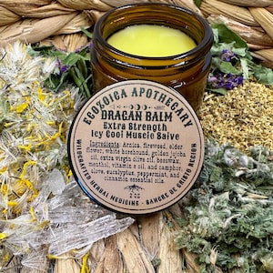 Extra Strength Herbal Icy Muscle Salve | Wildcrafted Arnica Pain Relief