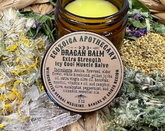 Extra Strength Herbal Icy Muscle Salve | Wildcrafted Arnica Pain Relief