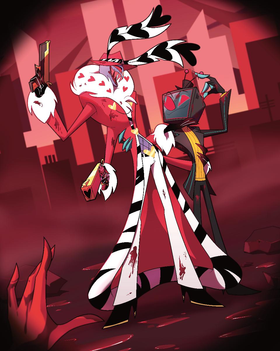 お*い様 Hazbinhotel VALENTINO 8×10in サイン入りプ Hazbin Hotel Art Prints Ft. Valentino [10