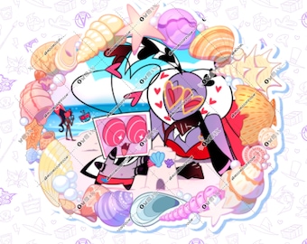 PREORDER - 3.5" Valentino and Vax Beach Day Sticker