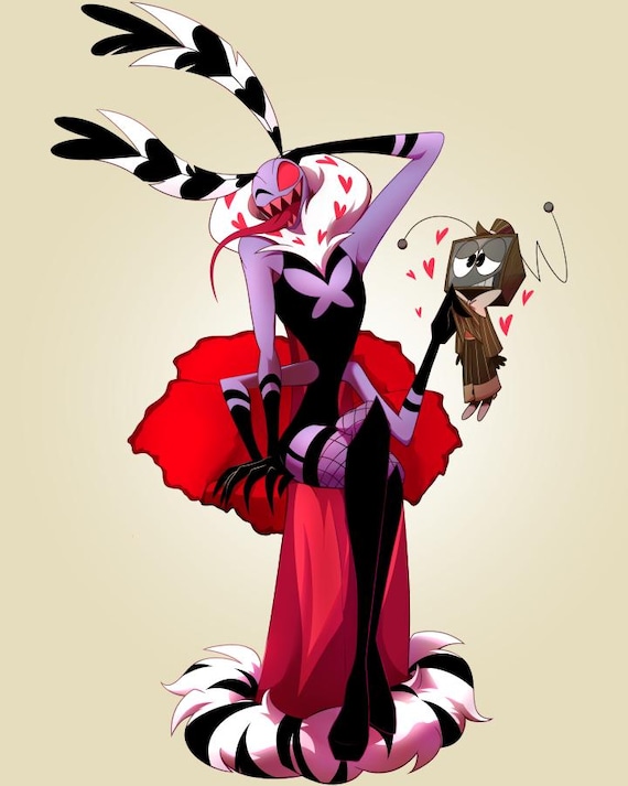 Hazbinhotel VALENTINO 8×10in サイン入りプリント Hazbin Hotel Art Prints Ft. Valentino [10