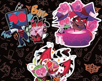 PREORDER - 3.5" Halloween Vees & Vax Stickers