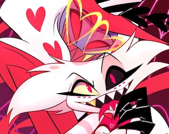 Hazbin Hotel Art Prints Ft. Valentino [10