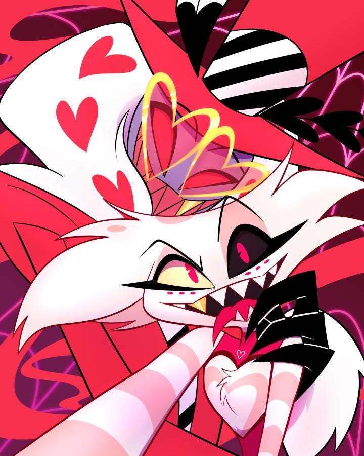 Hazbin Hotel Art Prints Ft. Valentino [10