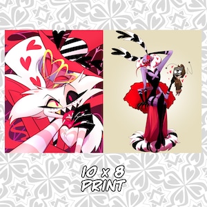 Hazbin Hotel Art Prints ft. Valentino [26cm x 20cm]