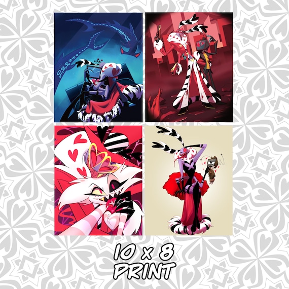 Hazbin Hotel Art Prints Ft. Valentino [10