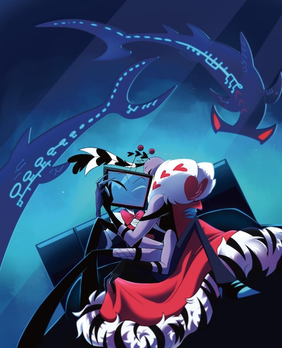 Hazbinhotel VALENTINO 8×10in サイン入りプリント Hazbin Hotel Art Prints Ft. Valentino [10