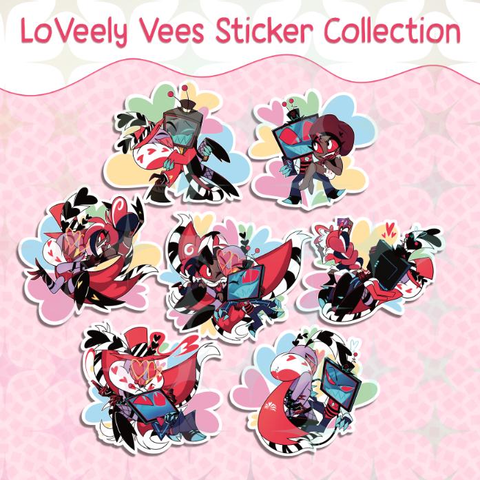 Valentino Hazbin Hotel Sticker - Etsy