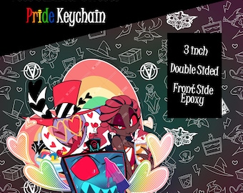 Vees Summer Sweets Pride Keychain & Sticker