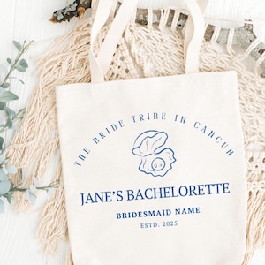 Bachelorette Beach Party Logo (Set of 3 Designs) | Minimalistic Bachelorette Logos | Customizable Canva Template