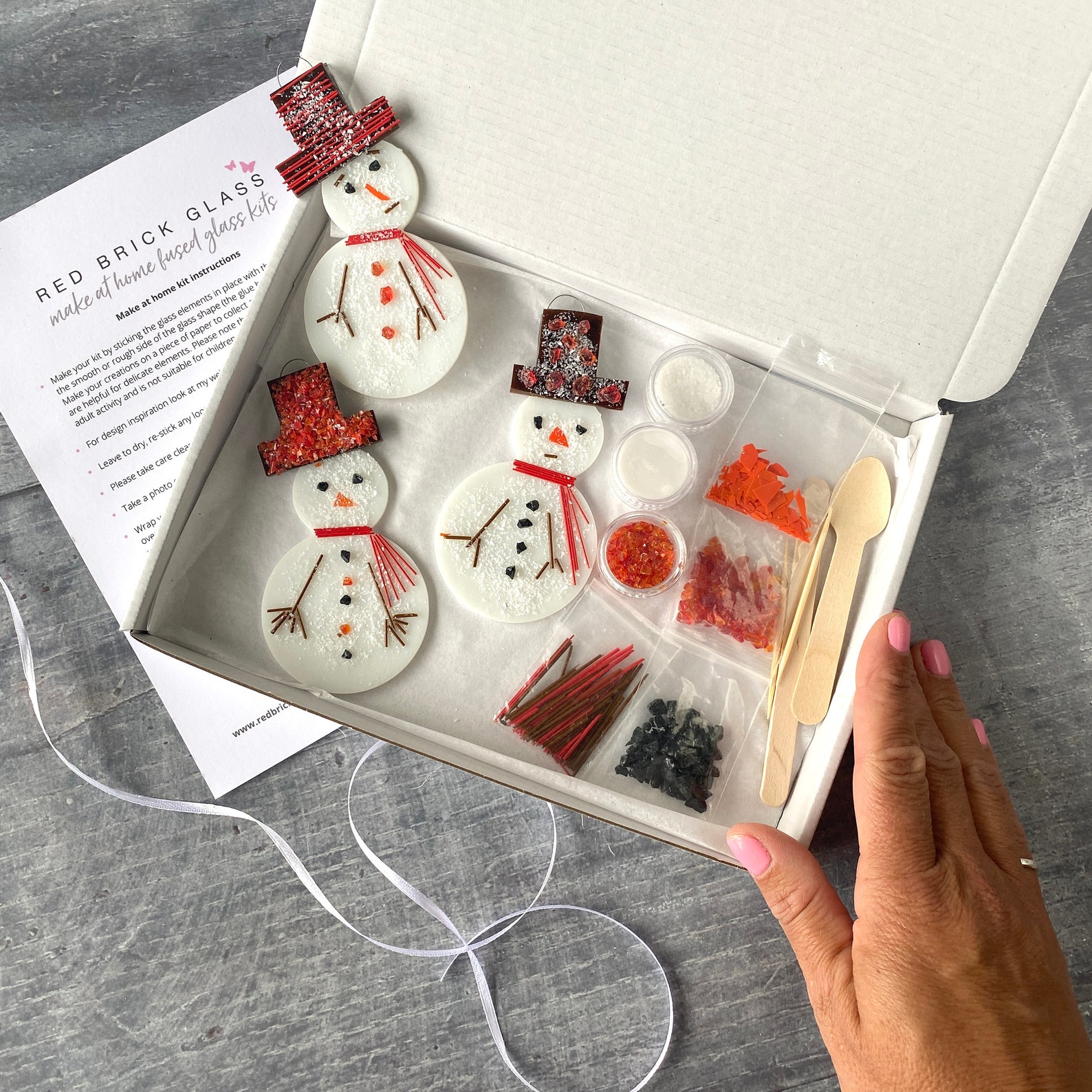 Fused Glass Kit Glass Kit Uk Craft Kit For Adults Christmas Etsy UK