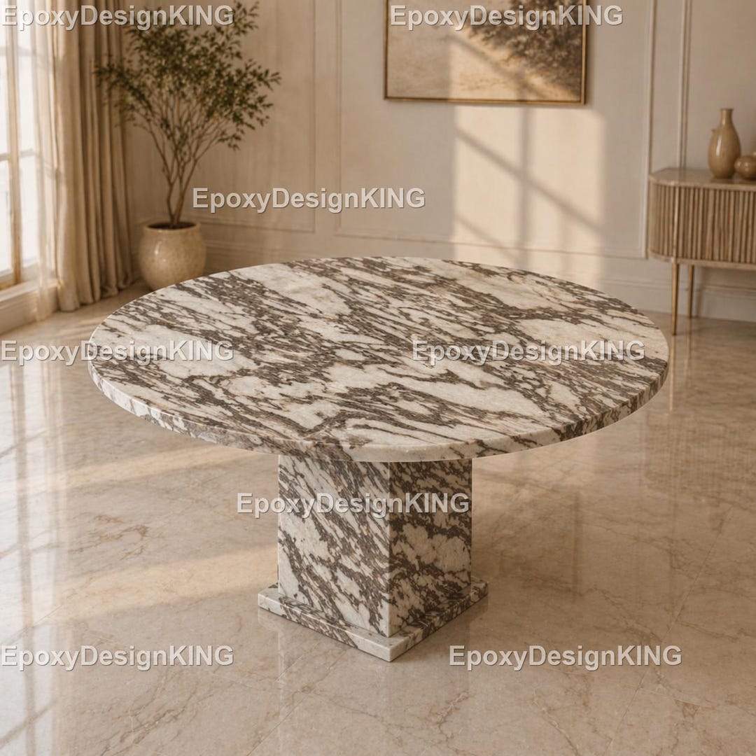 Luxury Marble Round Dining Table ,modern Round Marble Table Round Stone ...