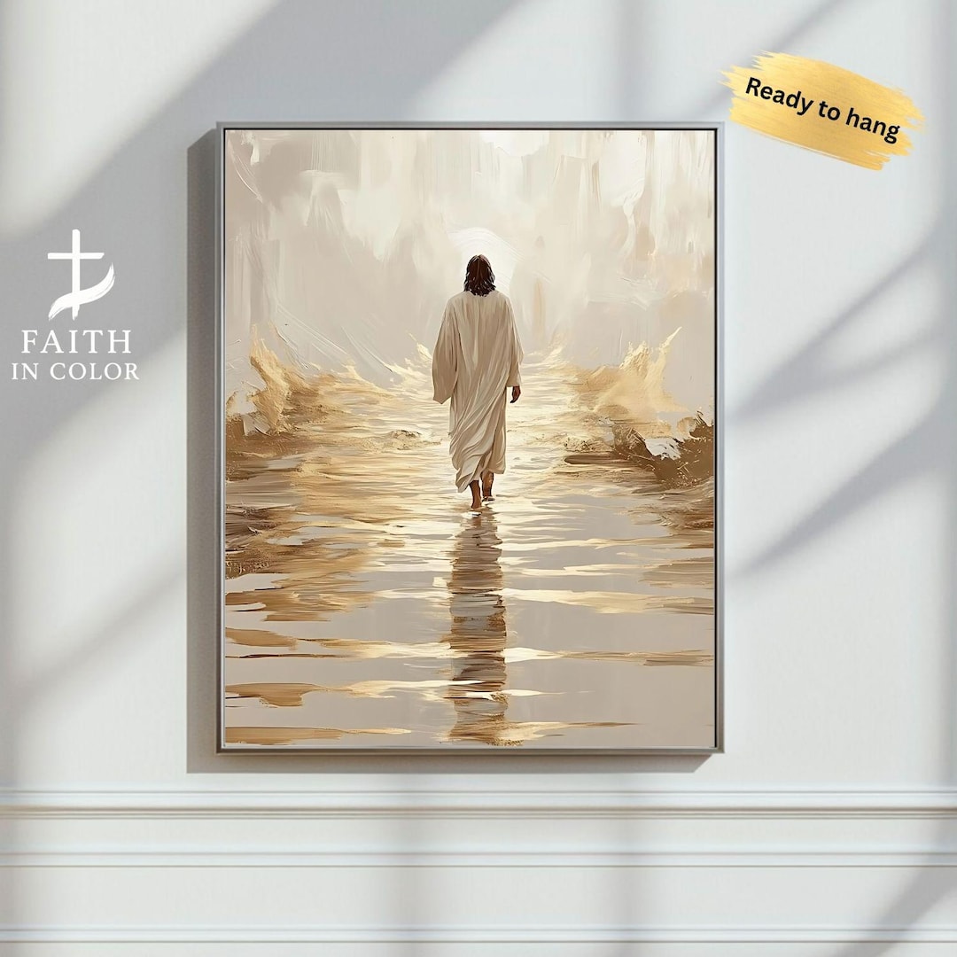 Jesus Canvas Print | Spiritual Christian Home Wall Art | Religious Room ...