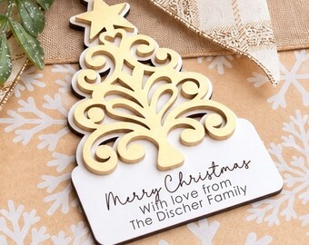 Instant Digital Download-Hand drawn filigree layered tree ornament/gift tag, laser cut engrave svg file, Glowforge svg file, laser svg file