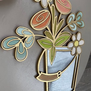 Instant digital download- Spring flowers svg file, perfect for Glowforge, laser engraver and cutters, Cricut and Silhouette machines!