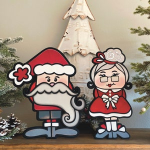 Téléchargement numérique instantané - fichiers svg père Noël, pour Glowforge ou lasers, fichier svg prêt pour le laser, fichier laser de vacances