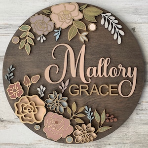 Directe digitale download: volledig bloemen laserklaar svg-bestand, perfect voor Glowforge- en lasermachines, deurhangers, houten borden, bloemenborden