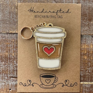 Download digitale immediato - File svg per etichetta/portachiavi a tema caffè, file pronto per il laser, file SVG Glowforge, file di taglio Glowforge, svg caffè
