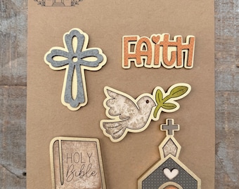 Instant digital download - Faith, religious themed magnets laser svg file, laser ready file,Glowforge svg file,laser cut file,laser svg file