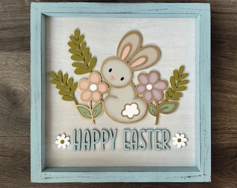 Instant digital download- Easter sign laser ready svg file, laser cut file, for Glowforge or laser machines, Easter sign svg