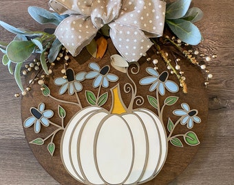 Download digital instantâneo - arquivo svg de flores de abóbora de outono, perfeito para Glowforge, gravadoras a laser, máquinas Cricut e Silhouette!