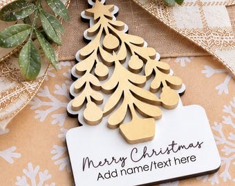 Instant Digital Download-Hand drawn filigree layered tree ornament/gift tag, laser cut engrave svg file, Glowforge svg file, laser svg file