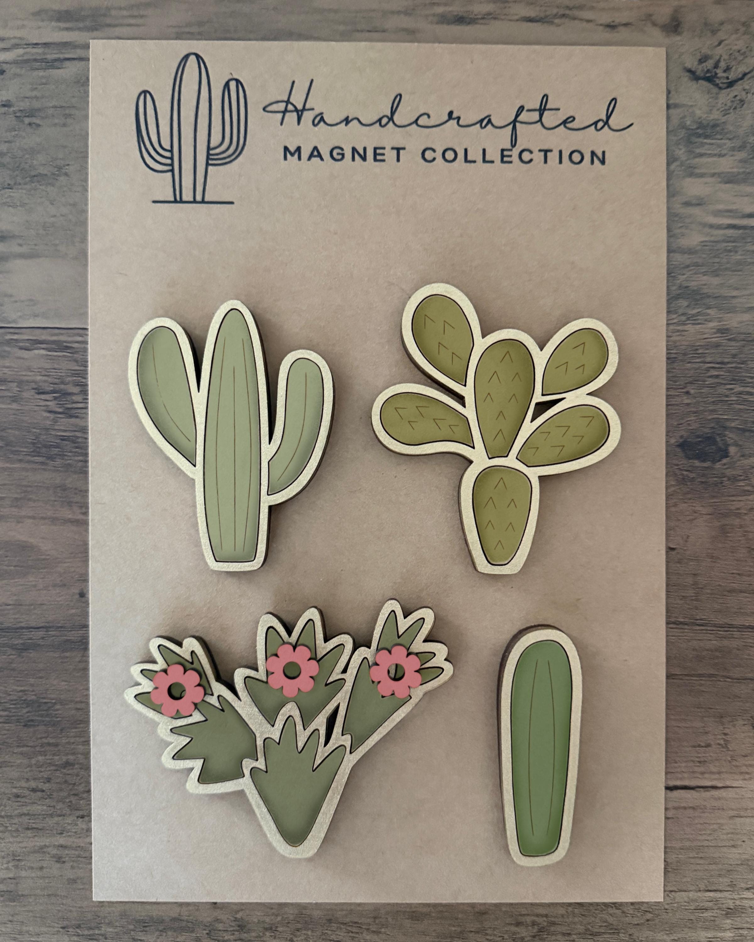Instant Digital Download - Cactus Themed Magnets Laser Svg File, Laser ...