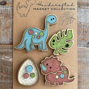 Téléchargement numérique instantané - fichier svg dinosaure aimanté, fichier prêt pour le laser, fichier Glowforge, prêt pour Glowforge, Glowforge Aura, svg laser
