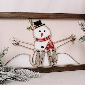 Instant digital download- Whimsical Snowman with tags to personalize SVG file - Glowforge, laser engraver, & cutters