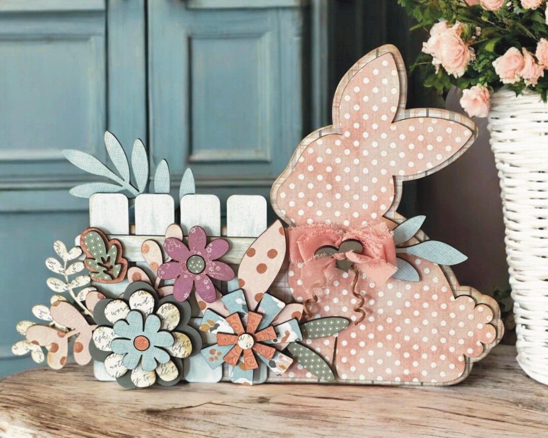 Instant Digital Download - Bunny Shelf Sitter Laser Svg File, Glowforge ...