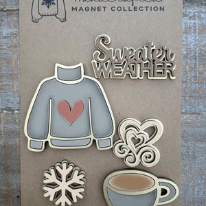 Instant digital download- Fall themed magnet collection SVG file, laser ready file, Glowforge,laser svg, Glowforge Aura, laser svg